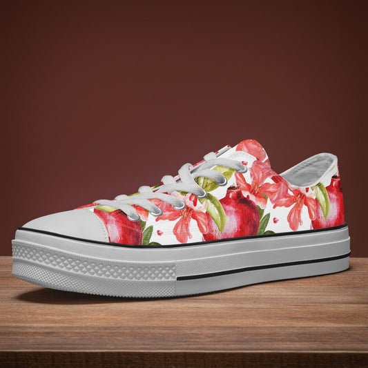 «Pomegranate» Low Tops