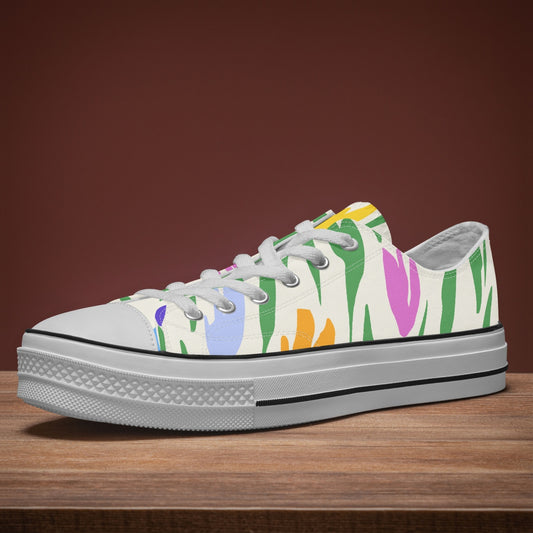 «Colourful Tulips» Low Tops