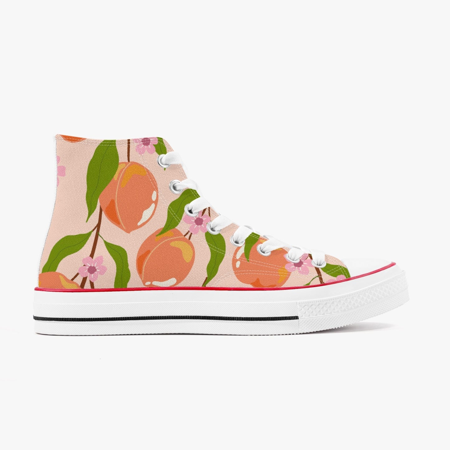 «Pink and Peaches» High Tops