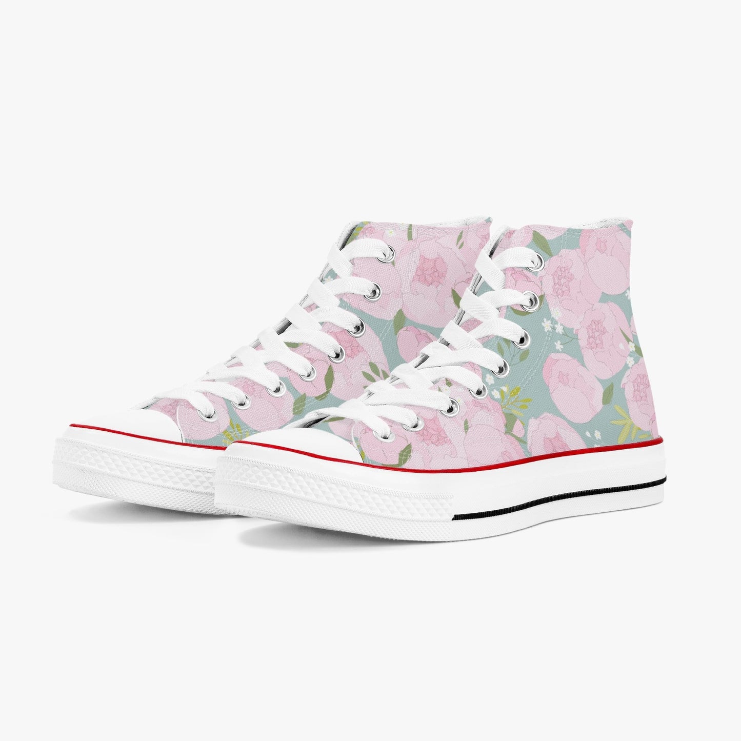 «Pastel Bloom» High Tops