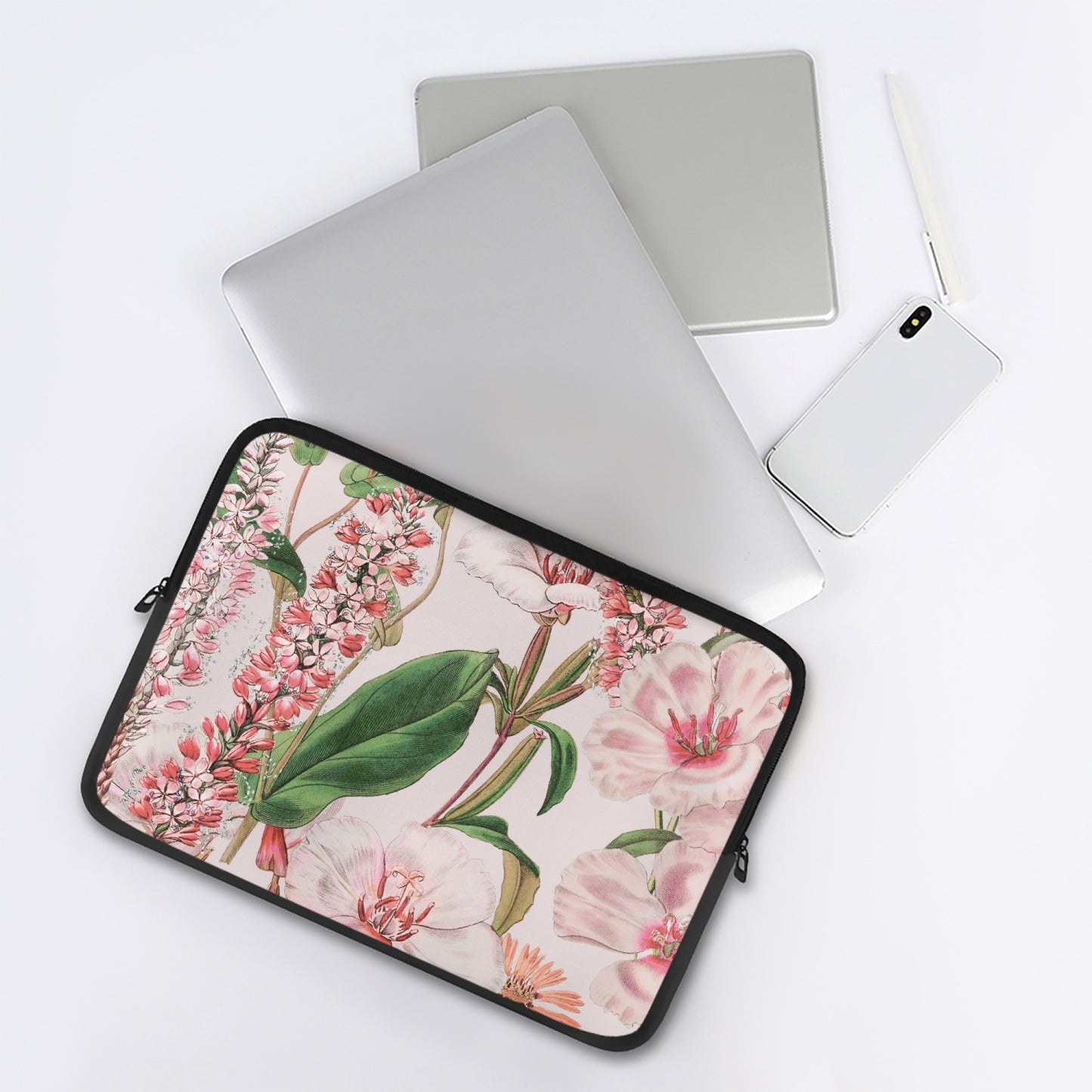 «Pink Spring Flower» Laptop Sleeve