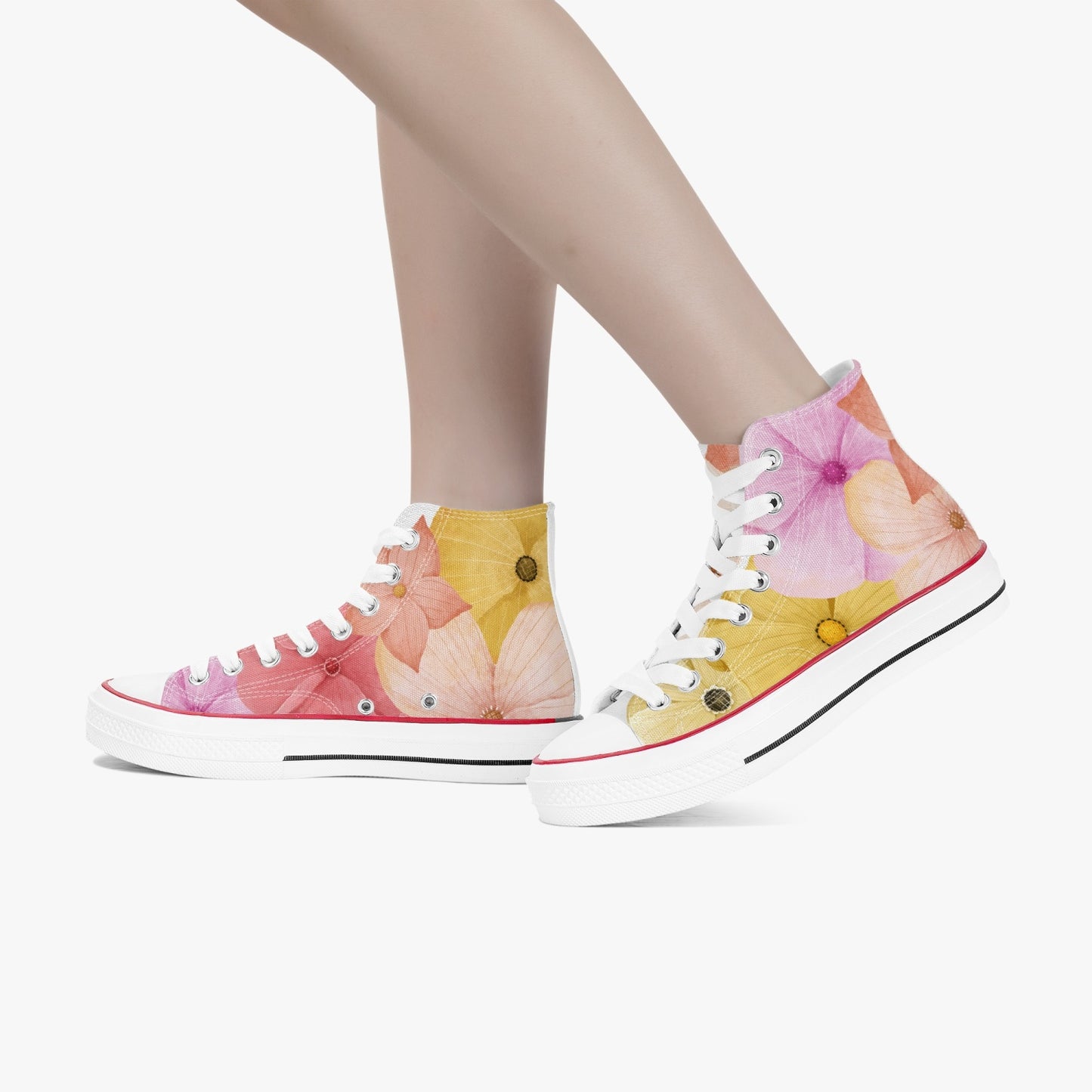 «Pastel Bloom» High Tops