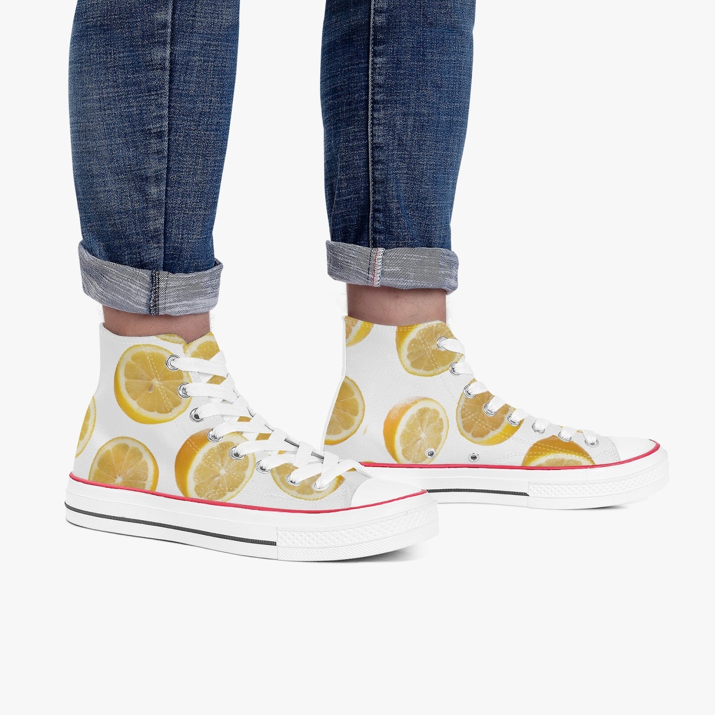 «Lemon Rain» High Tops