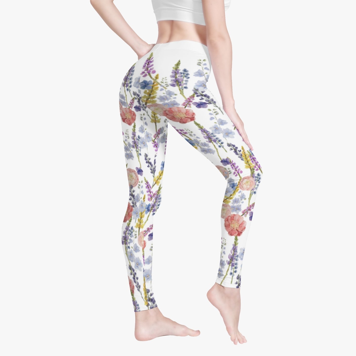 «Wild Flowers» Yoga Pants