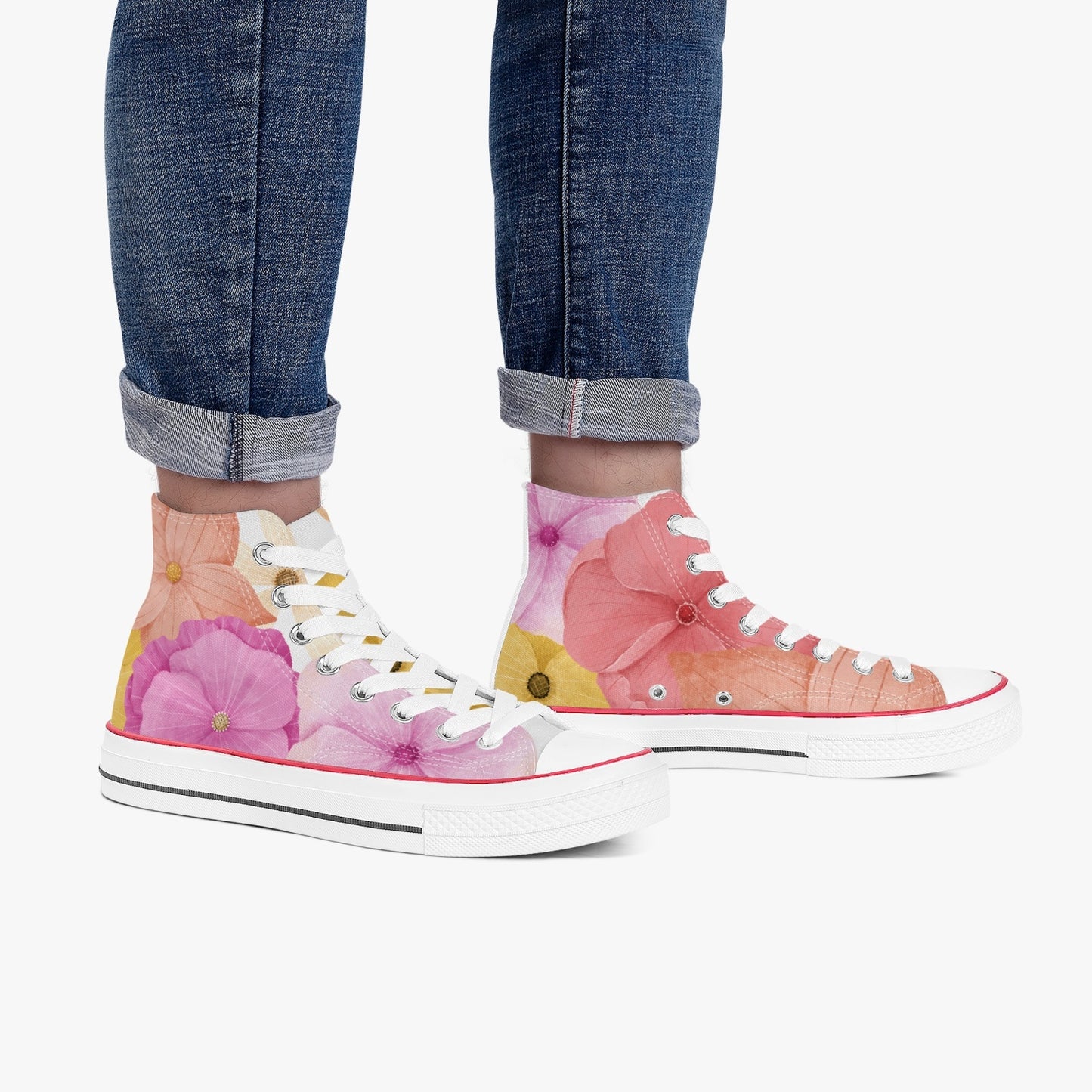 «Pastel Bloom» High Tops