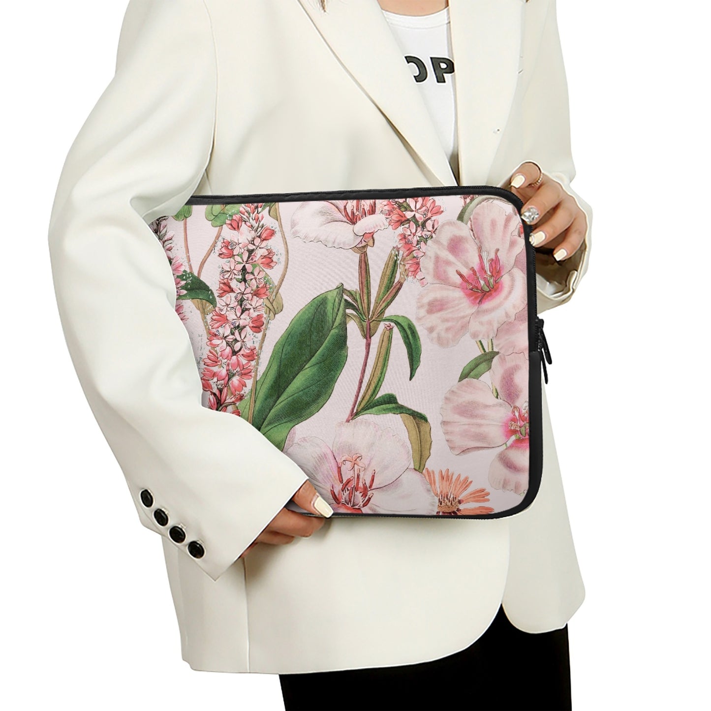 «Pink Spring Flower» Laptop Sleeve