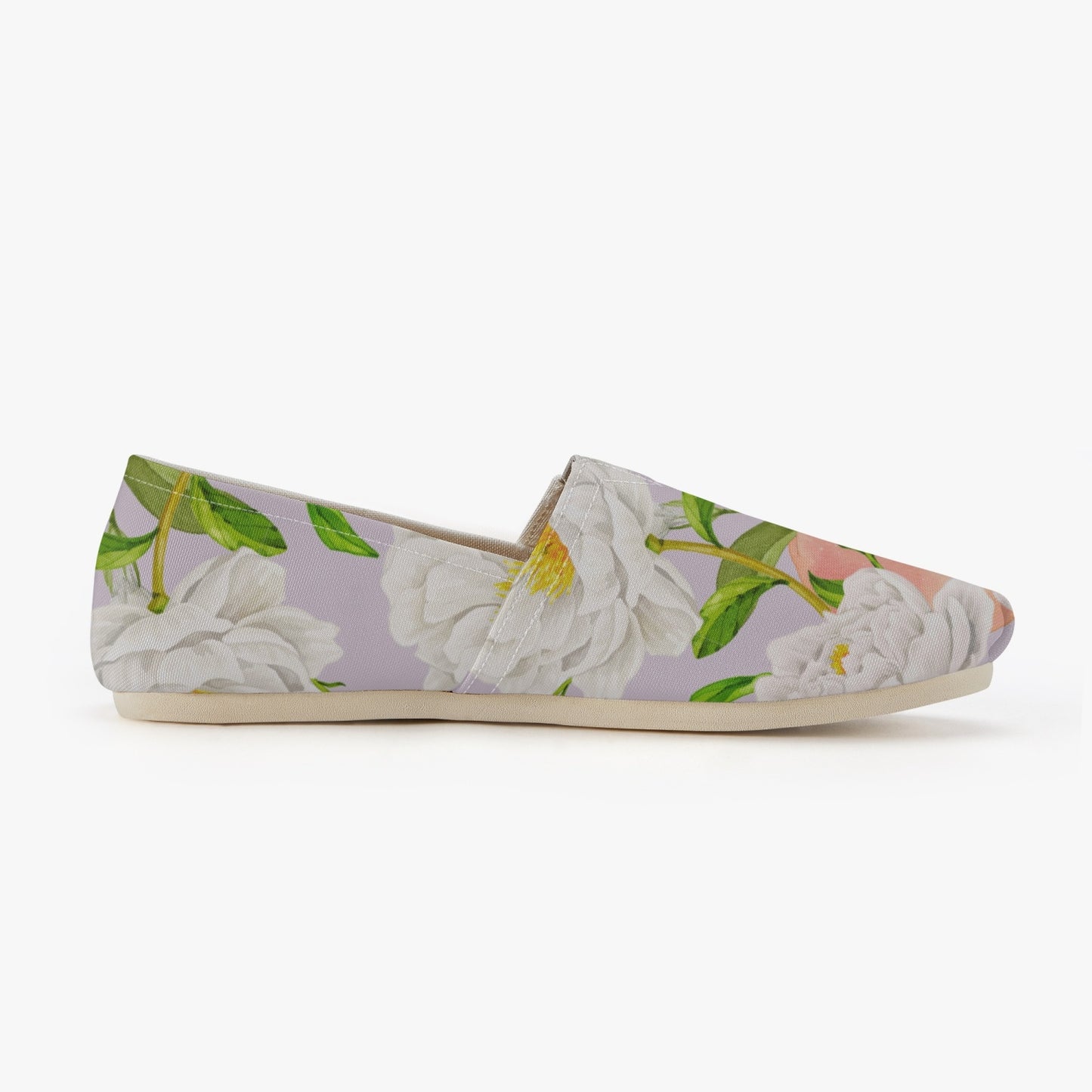 «Violet Floral» Canvas Shoes