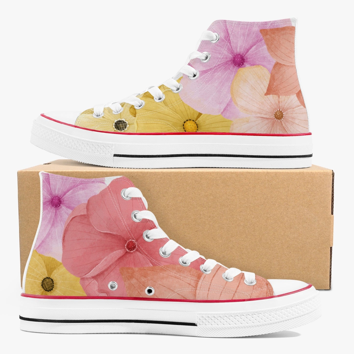 «Pastel Bloom» High Tops