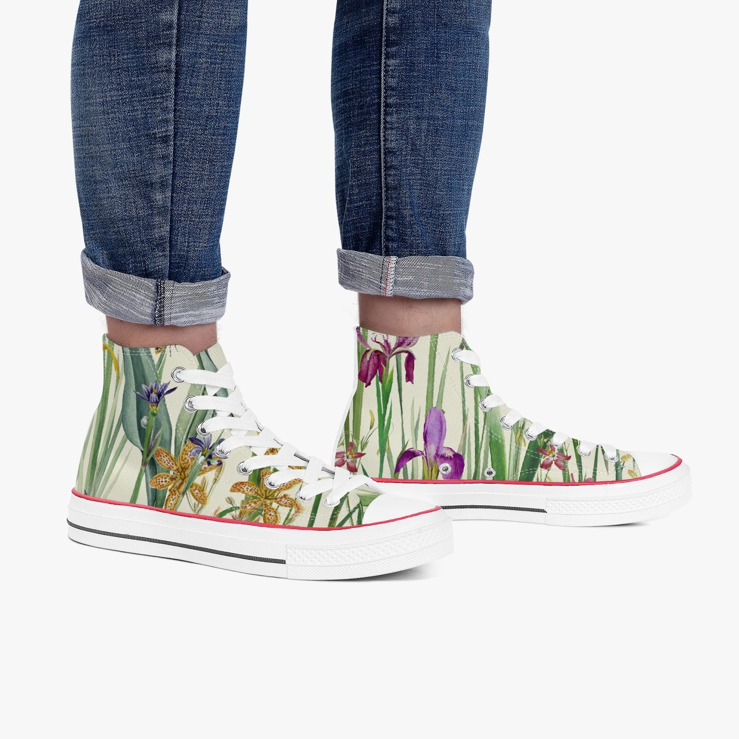 «Blooming Meadow» High Tops